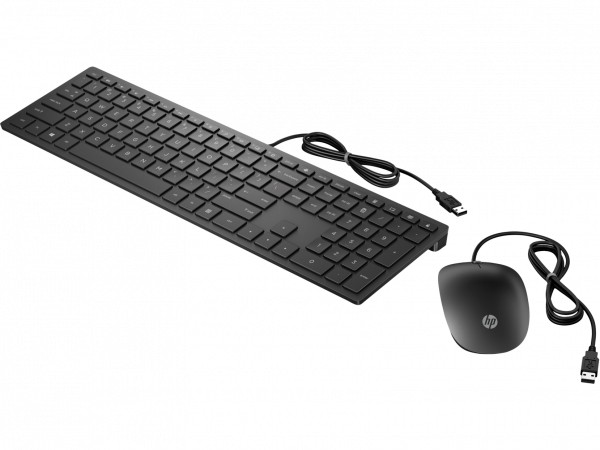 Tastatura si mouse HP Pavilion 400, Black photo 2