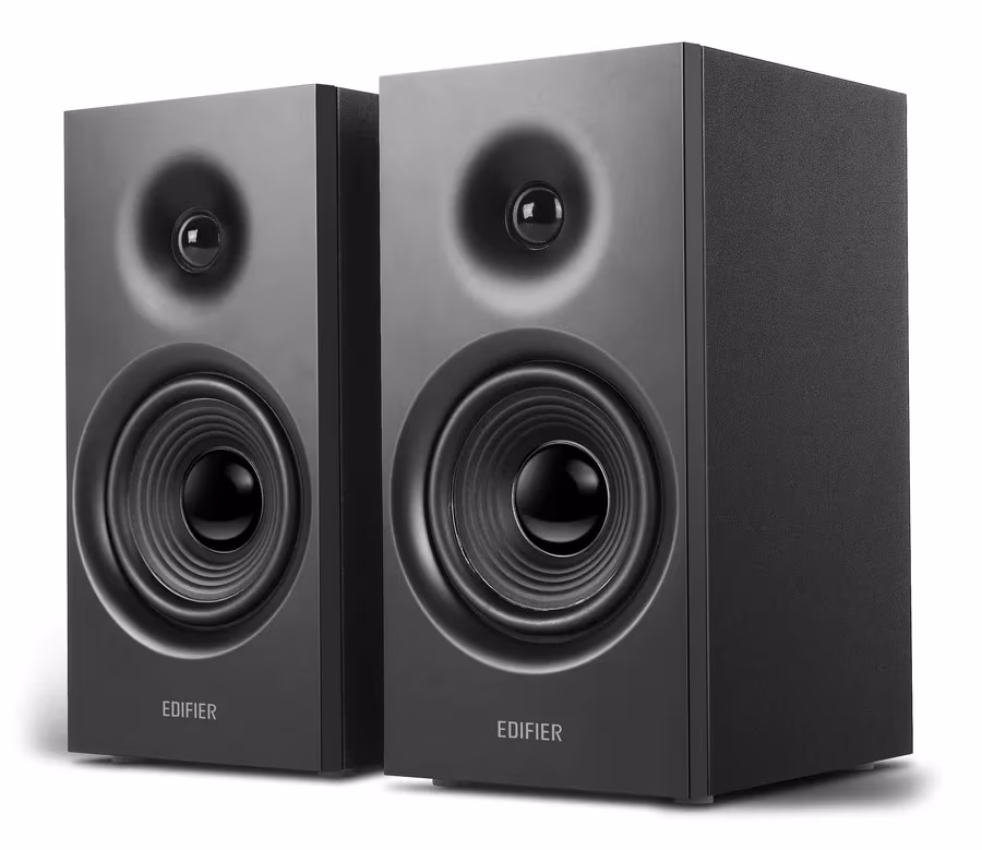 Boxe Edifier R1080BT Black / 24W RMS / line In and AUX /  Bluetooth / wooden / (4”+0.75”)