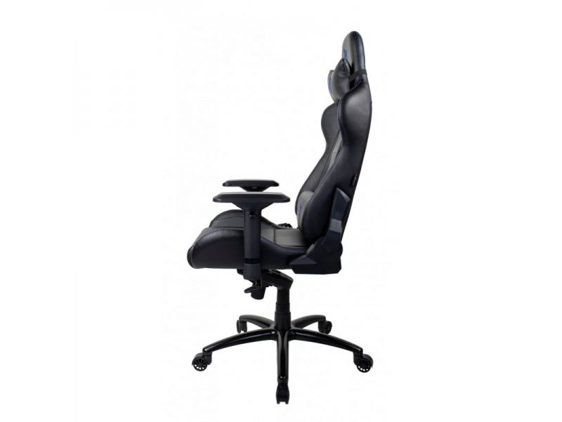 Fotoliu Gaming AROZZI Verona Signature PU / 120-130kg / 165-190cm /  Black/Blue logo photo 5