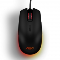 Игровая мышь AOC AGM500, USB, Black thumbnav 1