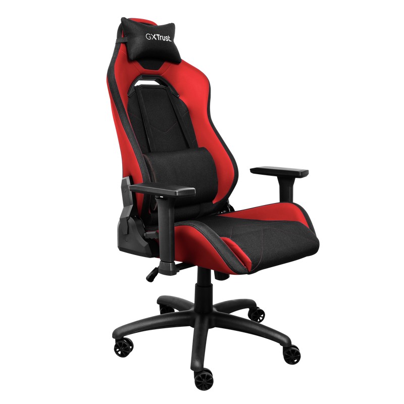 Игровое кресло Trust GXT 714W Ruya / 150kg / up to 195cm / Black/Red photo 2