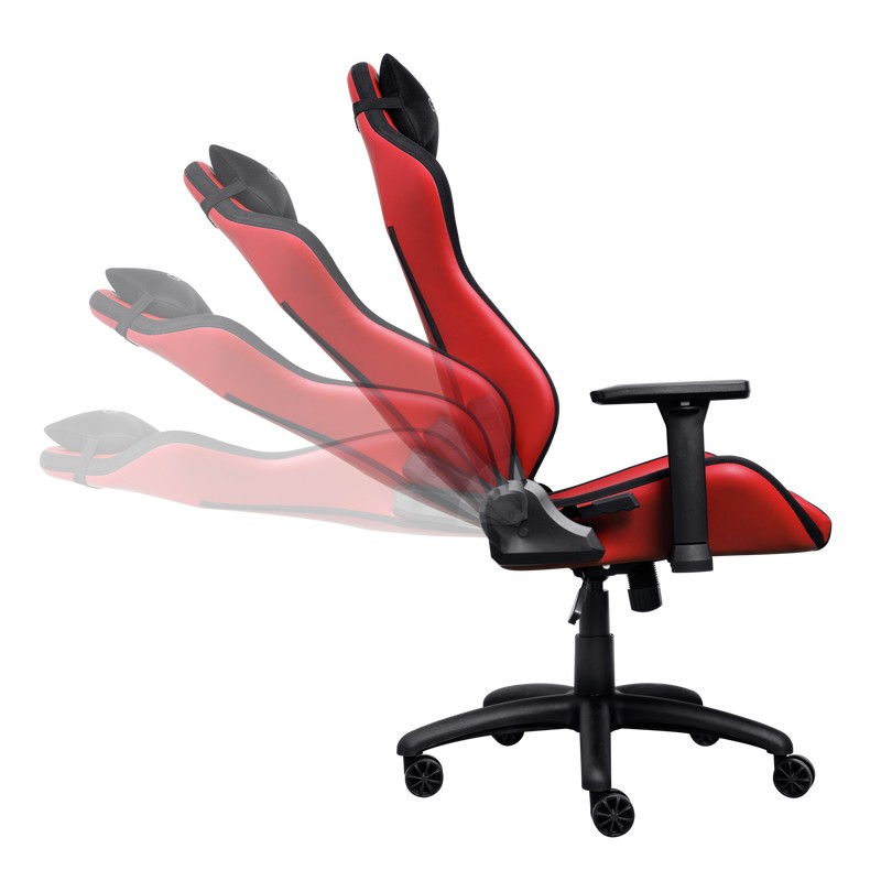 Игровое кресло Trust GXT 714W Ruya / 150kg / up to 195cm / Black/Red photo 4