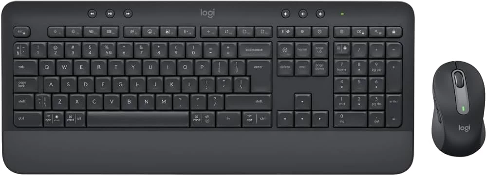 Tastatura si Mouse Wireless Logitech MK650, Graphite
