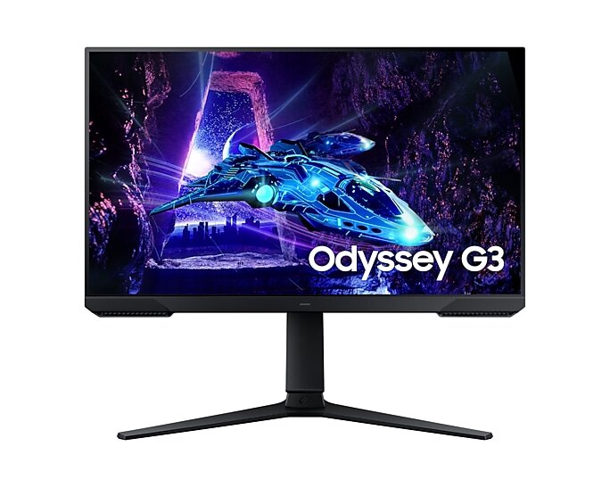 27.0” Monitor Gaming SAMSUNG Odyssey G3 G30D/ 180Hz/ 1ms/ Black photo 1