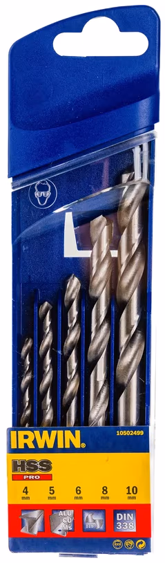 Set de burghie Irwin HSS DIN-338, 10502499