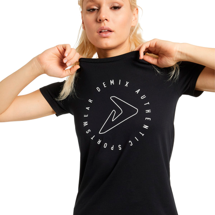 Tricou Demix TEE 44 Negru Femei photo 2
