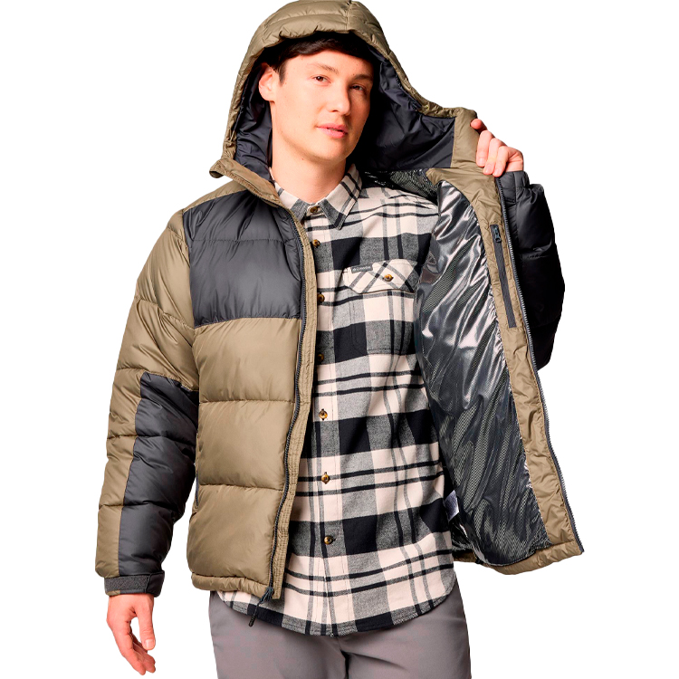 Куртка мужская Columbia Pike Lake II Hooded Jacket S Хаки/Черный photo 3