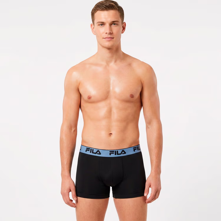 Трусы мужские боксер Fila UW BOXER ELASTIC WITH LOGO