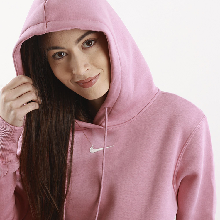Hanorac Nike W NSW PHNX FLC STD PO HOODIE M Roz Femei photo 4