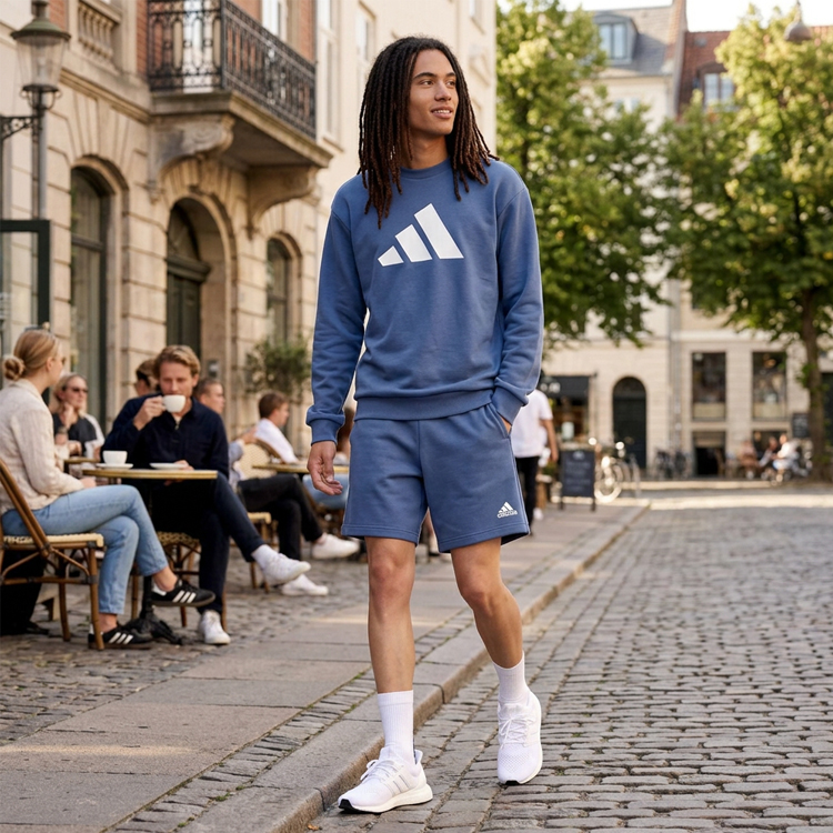 Sorti de bărbați Adidas M FI 3S SHO S Albastru photo 5