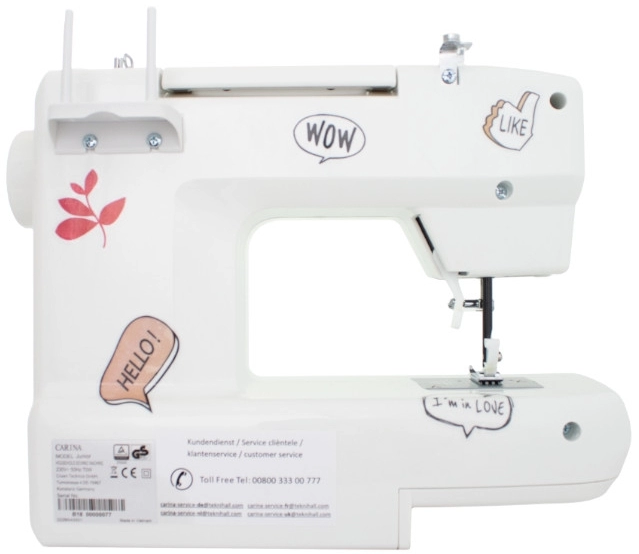 Швейная машина Carina JUNIOR1099, 12 программ, Белый