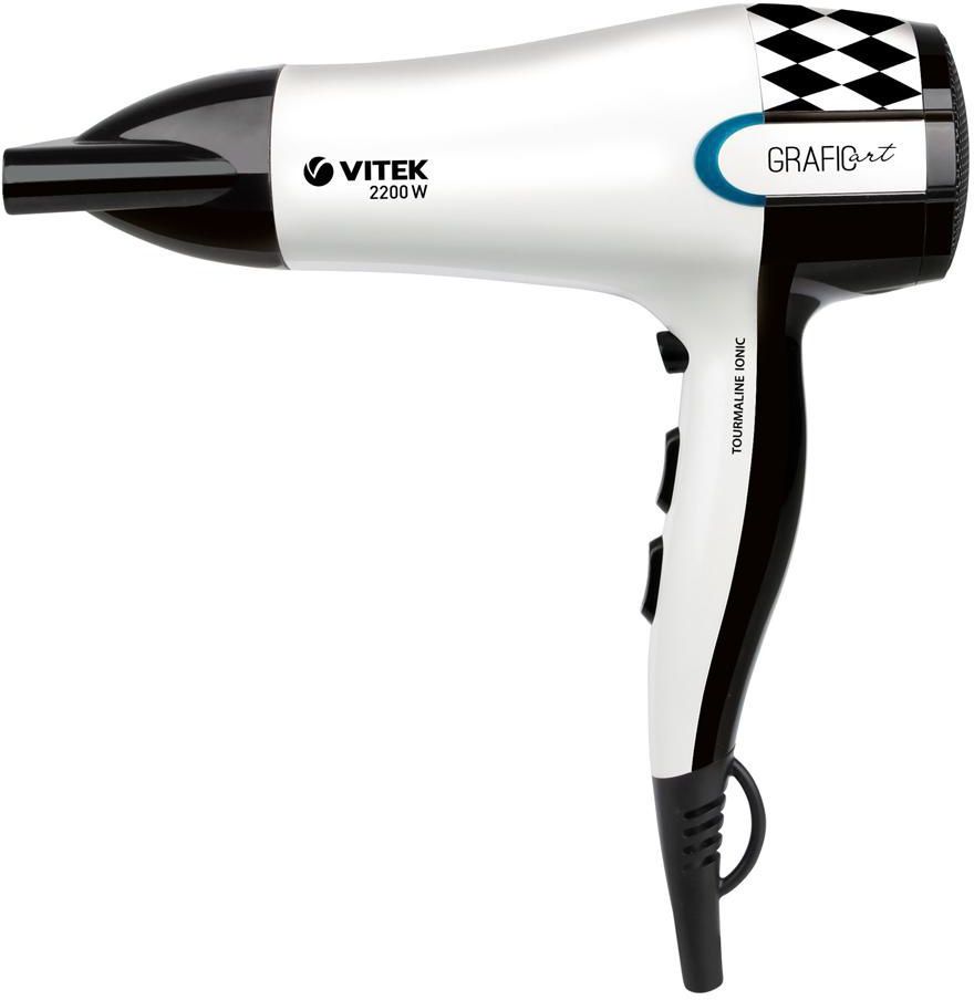 Uscator de par Vitek VT-2299 2200W Alb cu negru photo 1