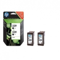 HP 339 (C9504EE) Black Cartridge 2-pack of C8767EE for Photosmart 8450; OfficeJet 7410.