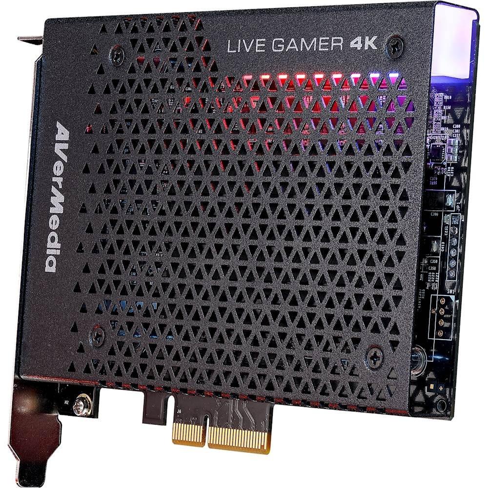 AverMedia PCI-E Card Live Gamer 4K - GC573: Video Input/Output: HDMI, Audio Input/Output: HDMI / 3.5mmJack, Max Pass-Through Res:2160p60 HDR, Max Record Res:2160p60, Record Format:MPEG 4 (H.264+AAC)/H265+AAC, Interface: PCI-Express Gen 2 x4, RGB Led photo 1