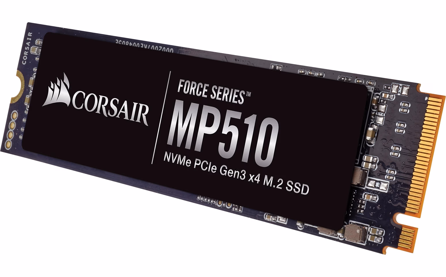 M.2 NVMe SSD 240GB Corsair Force MP510, Interface: PCIe3.0 x4 / NVMe1.3, M2 Type 2280 form factor, Sequential Reads/Writes:3100 MB/s / Writes 1050 MB/s, Max Random Write/Read: 240K IOPS/ 180K IOPS, Controller Phison E12, 3D NAND TLC
