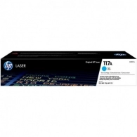HP 117A Cyan Original Toner Cartridge, 1pcs, Black, 1000 pages for HP Color Laser 150a/150nw/178nw/179fnw