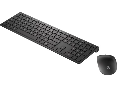 HP Pavilion Wireless Keyboard and Mouse 800 (Black) RUSS, Slim Design.