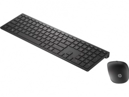 HP Pavilion Wireless Keyboard and Mouse 800 (Black) RUSS, Slim Design.