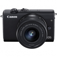 Mirrorless Camera CANON EOS M200 + 15-45 f/3.5-6.3 IS STM Black (3699C027) thumbnav 1