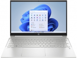 HP Pavilion 15 Ceramic White (15-eh3025ci), 15.6" FHD IPS 250 nits (AMD Ryzen 5 7530U 6xCore 2.0-4.5 GHz, 16GB (2x8) DDR4 RAM, 512GB PCIe NVMe SSD, AMD Radeon Graphics, WiFi 6/BT5.3, FPR, HDMI, USB-C, Backlit KB, 3cell, 720p HD Webcam, EN/RU, FreeDOS, 1.7 thumbnav 1