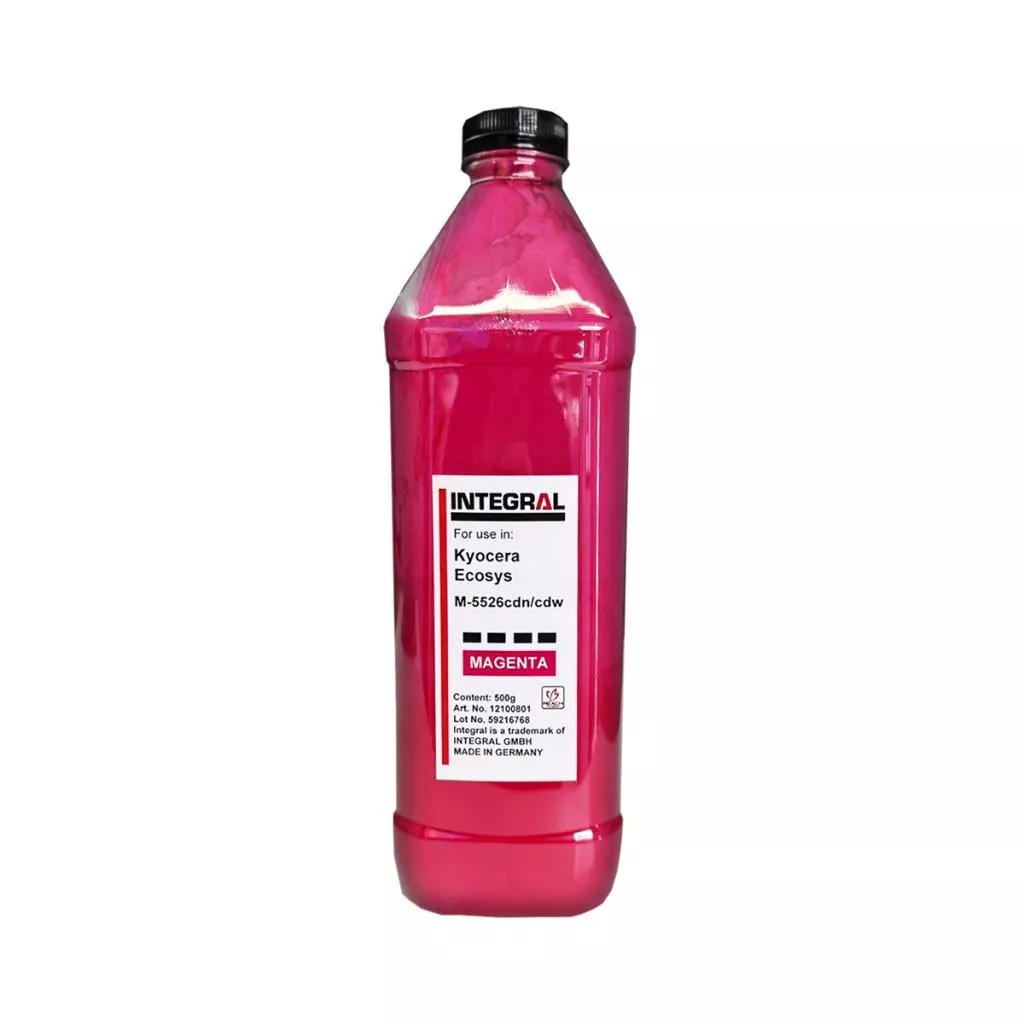 Compatible toner for Kyocera (M5526/M5521/MA2100) magenta, 500g bottle photo 1