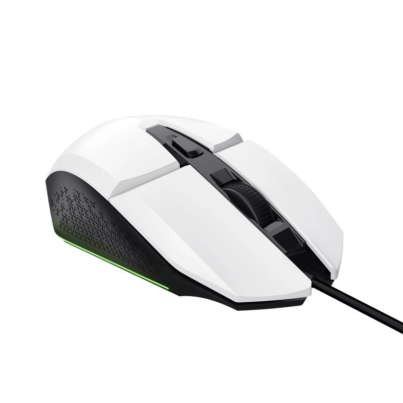 Mouse Gaming Trust GXT 109W FELOX, USB, White