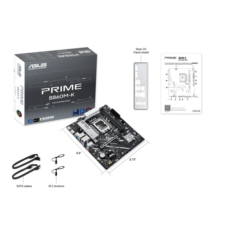 Placa de baza ASUS PRIME B860M-K/ 1851/ B860/ DDR5/ mATX photo 6