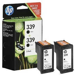 HP 339 (C9504EE) Black Cartridge 2-pack of C8767EE for Photosmart 8450; OfficeJet 7410. photo 2