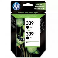 HP 339 (C9504EE) Black Cartridge 2-pack of C8767EE for Photosmart 8450; OfficeJet 7410. thumbnav 3