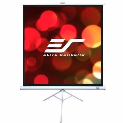 Trepied cu mecanism de coborare Elite Screens T113NWS1 / 113”(1:1) / White 