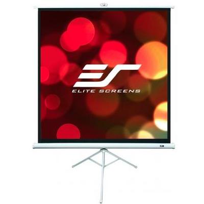 Trepied cu mecanism de coborare Elite Screens T113NWS1 / 113”(1:1) / White photo 1 Trepied cu mecanism de coborare Elite Screens T113NWS1 / 113”(1:1) / White photo 1