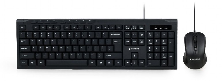 Gembird KBS-UM-04, Multimedia desktop set, black, US-Layout, Black photo 1 Gembird KBS-UM-04, Multimedia desktop set, black, US-Layout, Black photo 1