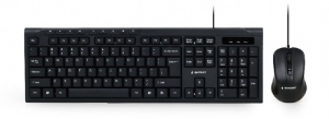 Gembird KBS-UM-04, Multimedia desktop set, black, US-Layout, Black thumbnav 1