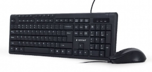 Gembird KBS-UM-04, Multimedia desktop set, black, US-Layout, Black thumbnav 2
