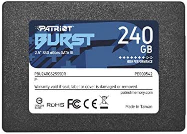 2,5” SSD Patriot Burst Elite 240GB photo 1
