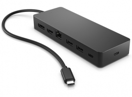 HP Универсальный многопортовый концентратор USB-C / 2xUSB-A 3.2 / 1xUSB-C 3.2/ 1xUSB-C Type-C / 1xHDMI 2.0 / 1xDP / 1xRJ45 thumbnav 3