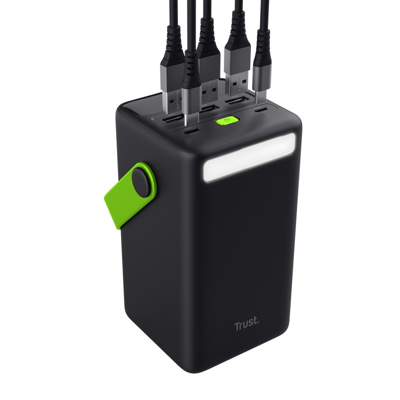 Power Bank Trust Redoh XXL / 50.000mAh / Black photo 7