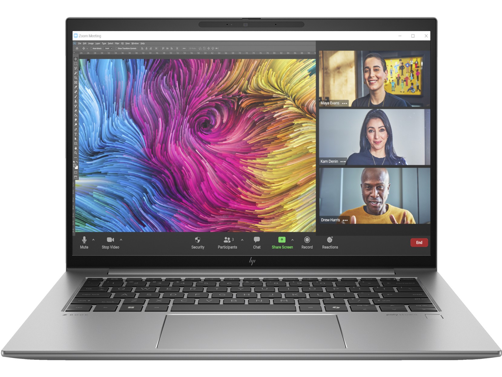 Laptop 14” HP ZBook Firefly 14 G11/ WUXGA/ InteI Ultra 7-155H/ 16GB/ 512GB SSD/ Win11Pro/ Grey photo 1