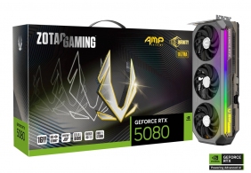 Видеокарта ZOTAC GeForce RTX 5080 AMP Extreme INFINITY Ultra / 16GB / GDDR7 / 256bit thumbnav 1