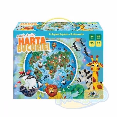 Puzzle circular - Harta bucuriei 