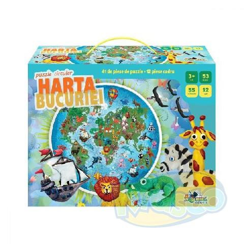 Puzzle circular - Harta bucuriei photo 1