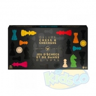 Spin Master 6053185 Joc Deluxe, Sah Si Dame thumbnav 1