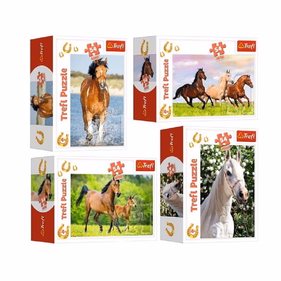 Trefl Puzzles 54193 - 54 mini Мир лошадей 