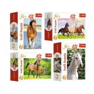 Trefl Puzzles 54193 - 54 mini The world of horses