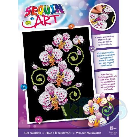 Sequin Art SQ1939 Purple - Orchids photo 1