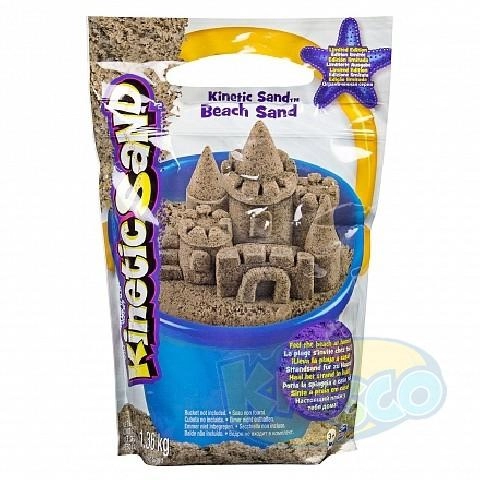 Spin Master 6028363 Kinetic Sand 3Lb Natural Beach Sand