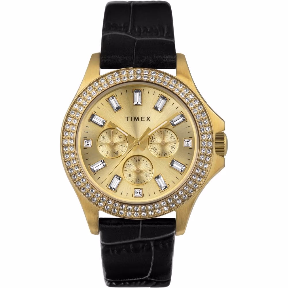 Kaia 40mm Leather Strap Watch TW2W10900