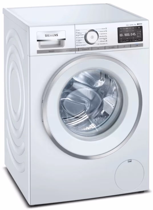 Стиральная машина стандартная Siemens WM16XDH1OE, 10 кг, 1600 об/мин, A+++, Белый/беж 