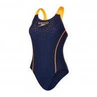  Speedo SPORTS LOGO MDLT AF NAVY/ORANGE thumbnav