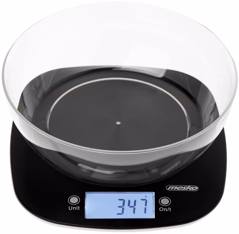 Кухонные весы Mesko MS3179B, 5 кг, Черный